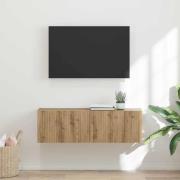 vidaXL TV Vägghylla Artisan Ek 98 x 31 x 29,5 cm Konstruerat trä