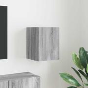 vidaXL TV Vägghylla Grå Sonoma 30 x 31 x 40 cm Konstruerat trä