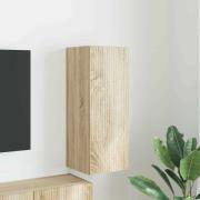 vidaXL TV Vägghylla Sonoma 30 x 31 x 80 cm Konstruerat trä