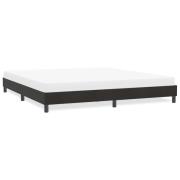 vidaXL Sängram utan madrass svart 180x220 cm sammet