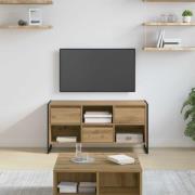 vidaXL TV-skåp med låda Artisan Ek 100 x 36 x 49,5 cm Konstruerat trä