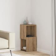 vidaXL Hörnskåp Artisan Ek 30,5x30x65cm Konstruerat trä