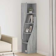 vidaXL Hörnskåp Vit 32x32x140cm Konstruerat trä