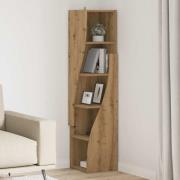 vidaXL Hörnskåp Artisan Ek 32x32x140cm Konstruerat trä