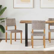 vidaXL 2 pcs Kubu grå 45 x 55 x 84 cm Kubu Rattan