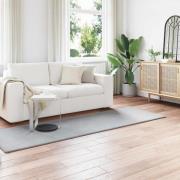 vidaXL Fusk-kaninpälsmatta Olite Grå 80 x 250 cm Polyester