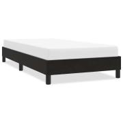 vidaXL Sängram utan madrass svart 100x220 cm sammet