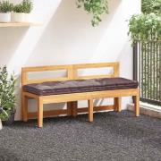 vidaXL Dyna till pallsoffa bomull 120x40x7 cm taupe