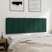 vidaXL Headboard Cushion "Hanko" Dark Green 140 cm Velvet