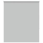 vidaXL Rullgardin mörkläggning ljusgrå 125x130 cm tyg bredd 121,6 cm