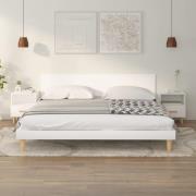 vidaXL Sängbord 2 st vit 40x35x47 cm