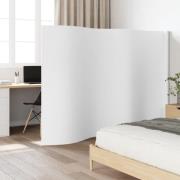 vidaXL Rumsavdelare vit bredd 400 cm höjd 165 cm bambu