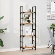 vidaXL Svävande hyllor 3 st 60x20x2 cm behandlat massivt akaciaträ