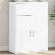 vidaXL Skåp vit 60x30x84 cm konstruerat trä