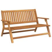 vidaXL Trädgårdsmöbelset Brun Massivt Akaciaträ