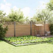 vidaXL Snigelstaket 20 pcs Silver Rostfritt stål