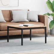 vidaXL Kaffeebord Naturfärg 80 x 80 x 45 cm Massiv furu