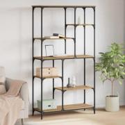 vidaXL Hyllsystem Artisan Ek 99 x 35,5 x 176 cm Konstruerat trä