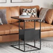 vidaXL Sidobord svart 55x36x59,5 cm konstruerat trä