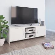 vidaXL Tv-bänk vit 120x30x37,5 cm konstruerat trä