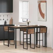 vidaXL Stående Barbord Konstruerat trä