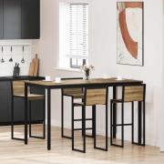 vidaXL Matbord Konstruerat trä