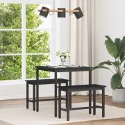 vidaXL Matbord 70 x 70 x 75 cm METALL