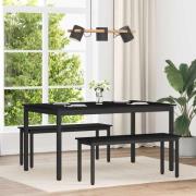 vidaXL Matbord 150 x 78 x 75 cm METALL