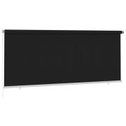 vidaXL Rullgardin utomhus 350x140 cm svart