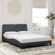 vidaXL Bed Frame without Mattress Dark Grey 120x200 cm Velvet