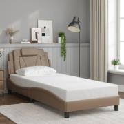 vidaXL Bed Frame "Viana" without Mattress Cappuccino 80x200 cm Faux Le...