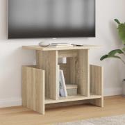 vidaXL TV-bänk 2 pcs Sonoma-ek 50 x 35 x 45 cm Konstruerat trä