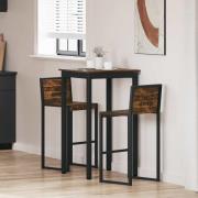 vidaXL Stående Barbord Konstruerat trä