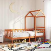 vidaXL Dagbädd Set 2 pcs Vaxbrun Massiv furu