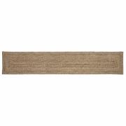 vidaXL Områdesmattor Naturlig och svart 60 x 400 cm Jute