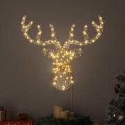 vidaXL Ren Pull Släde Varmvit 68 x 36.5 x 62.5 cm PET