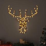 vidaXL Ren Pull Släde Varmvit 68 x 36,5 x 62,5 cm Rotting