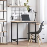 vidaXL bord Naturfärg 80 x 50 x 77 cm Konstruerat trä och stål