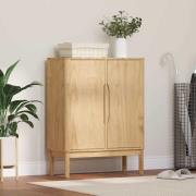 vidaXL Sideboard Vaxbrun 70 x 30 x 70,5 cm Massiv furu