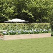 vidaXL Planteringskärl Elfenben 480 x 50 x 45 cm Galvaniserat Stål