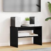 vidaXL TV-skåp Svart Ek 60 x 30 x 40 cm Konstruerat trä