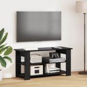 vidaXL TV-ställ Svart Ek 100 x 40 x 50 cm