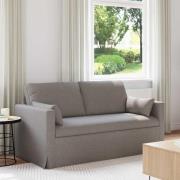 vidaXL Soffa Taupe 158 x 78 x 80 cm tyg