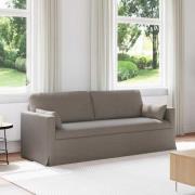 vidaXL Soffa Taupe 198 x 78 x 80 cm tyg