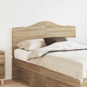 vidaXL Huvudgavel Sonoma-ek 120 cm Konstruerat trä