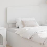 vidaXL Huvudgavel Vit 90 cm Konstruerat trä