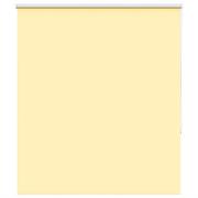 vidaXL Rullgardin mörkläggningsgul 140x150 cm tyg bredd 136,6 cm