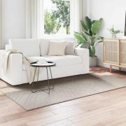 vidaXL Områdesmattor Rektangulär PALMERAS Kräm 200 x 140 cm Polyester