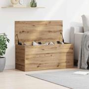 vidaXL Förvaringslåda artisan ek 100 x 42 x 46 cm Konstruerat trä