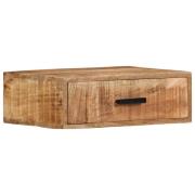 vidaXL Väggmonterat sängbord 40x30x13,5 cm massivt mangoträ
